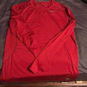 Nike Red Long Sleeve